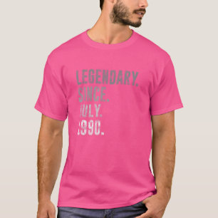 Legendary Since July 1990 32nd Birthday Vintage 19 T-Shirt