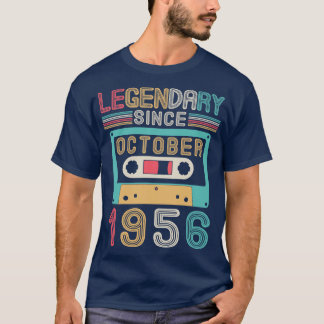 Legendary Since October 1956 Happy Birthday 64 Yea T-Shirt