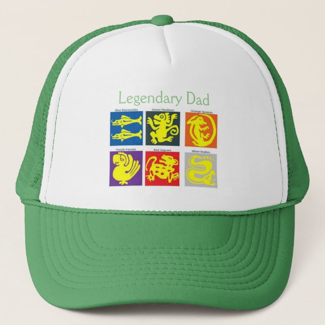 Legendary Trucker Hat in Green (Front)