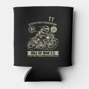 Legendary With Motorcycle Racing Art Gift Can Cooler