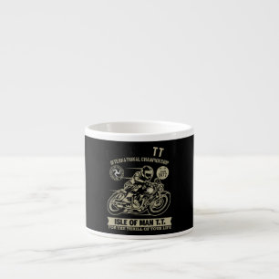 Legendary With Motorcycle Racing Art Gift Espresso Cup