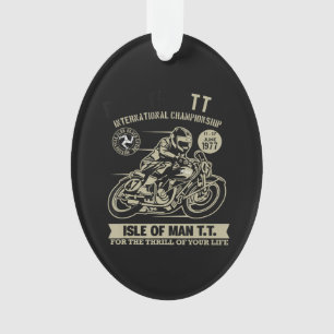 Legendary With Motorcycle Racing Art Gift Ornament
