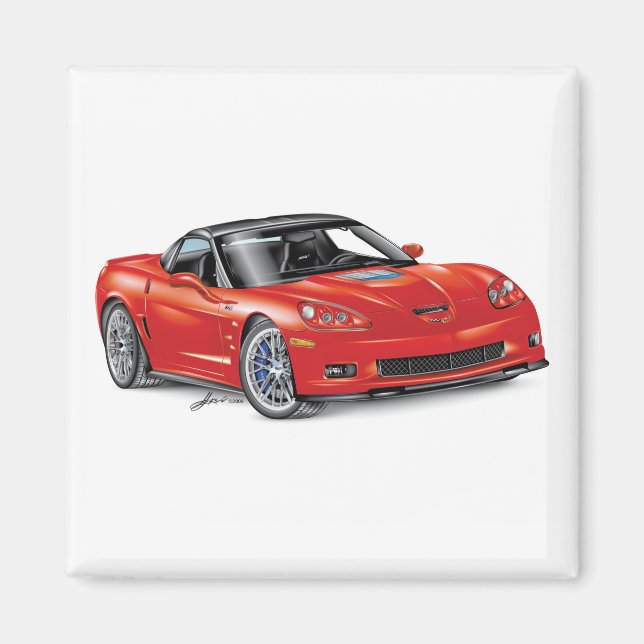 LEGENDARY Z-R-ONE AUTOMOBILE ART MAGNET (Front)