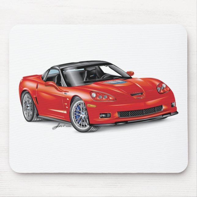 LEGENDARY Z-R-ONE AUTOMOBILE ART MOUSE MAT (Front)