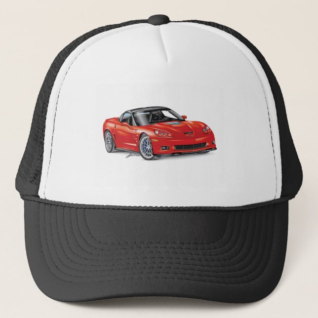 LEGENDARY Z-R-ONE AUTOMOBILE ART TRUCKER HAT (Front)