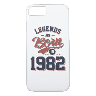 Legends Are Born in 1982 Birthday Gift iPhone 8/7 Case