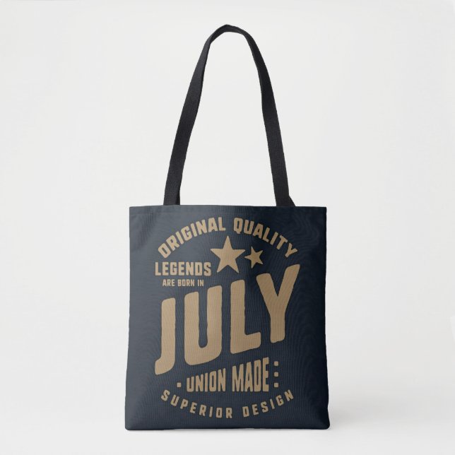 Legends Are Born in July Original Quality Tote Bag (Front)