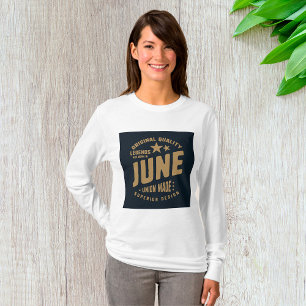 Legends Are Born in June Original Quality T-Shirt