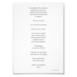Legends are Deceiving 5x7 Literary Poetry Print