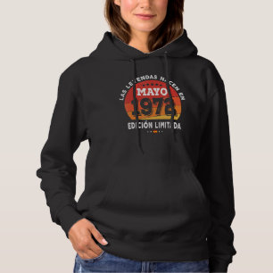 Legends Born In May 1972 50th Birthday 50 Years Ol Hoodie