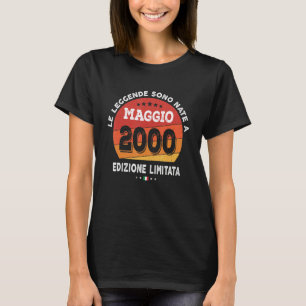 Legends Born In May 2000 22th Birthday 22 Years Ol T-Shirt