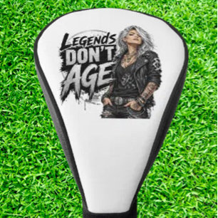 Legends Don’t Age, Edgy Golf Head Cover