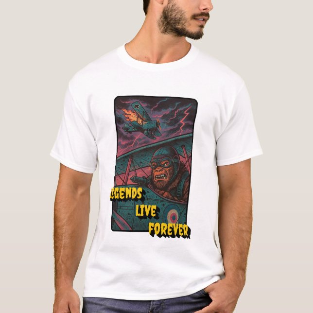 “Legends Live Forever”  T-Shirt (Front)