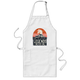 Legends never die long apron