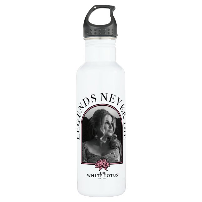 Legends Never Die - The White Lotus 710 Ml Water Bottle (Front)