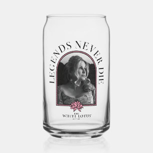 Legends Never Die - The White Lotus Can Glass