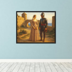 Legends of Corfu island Canvas Print