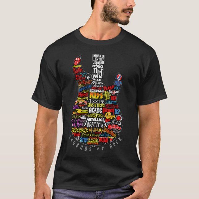 Legends Of Rock T-Shirt (Front)