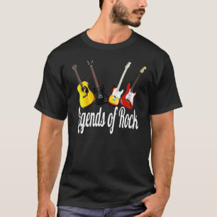 Legends of Rock Variety Guitars T-Shirt