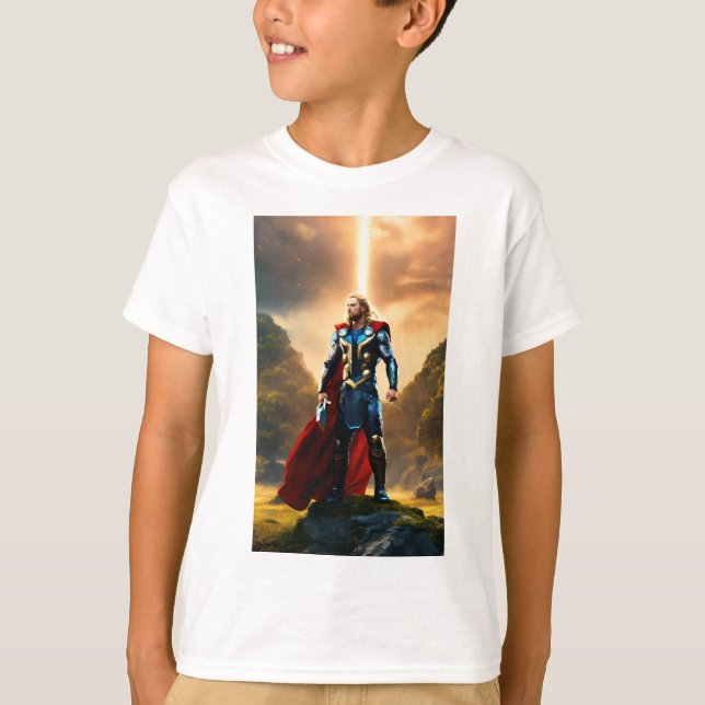 "Legends of Valour: Rise of the Superheroes" T-Shirt (Front)