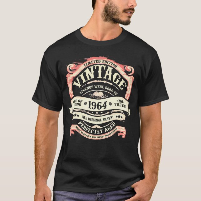 Legends Were Born In 1964 60Th Birthday      T-Shirt (Front)