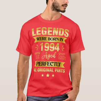Legends Were Born In 1994 Birthday T-Shirt