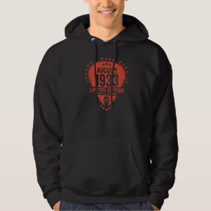 Legends Were Born In August 1933 Guitar Hoodie