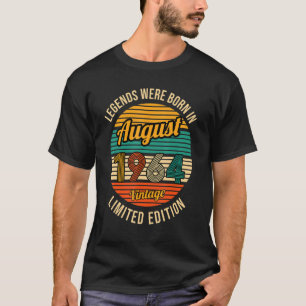 Legends Were Born In August 1964 58th Birthday Men T-Shirt