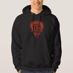 Legends Were Born In August 1973 Guitar Hoodie