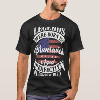 Legends Were Born In Brunswick Maine Vintage Birth