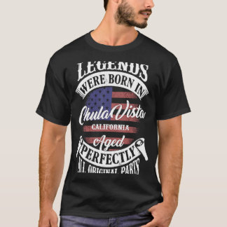 Legends Were Born In Chula Vista California Classi T-Shirt