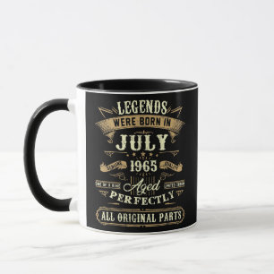 Legends Were Born In July 1965 57th Birthday 57 Mug