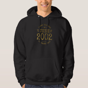 Legends Were Born In June 2002 Vintage 20th Birth Hoodie