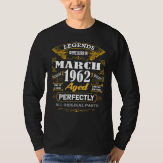 Legends Were Born In March 1962 Essential T-Shirt
