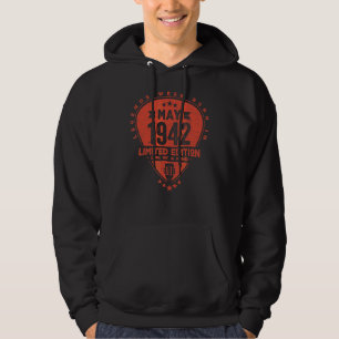 Legends Were Born In May 1942 Guitar Hoodie