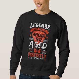 Legends Were Born In September 1992 Guitar Pick G Sweatshirt