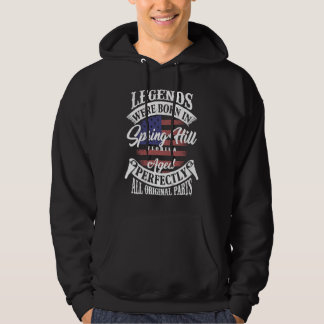 Legends Were Born In Spring Hill Florida Vintage B Hoodie