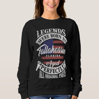 Legends Were Born In Tallahassee Florida Vintage B Sweatshirt