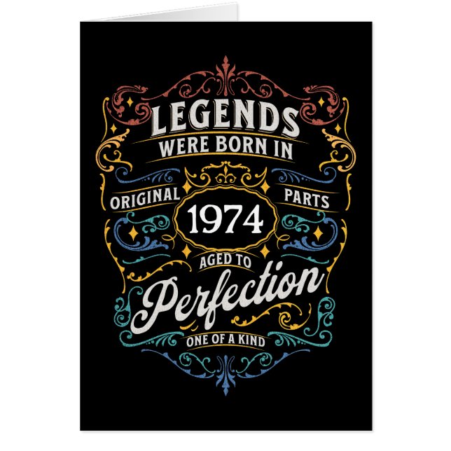 Legends were Born In  (Type Year) Birthday  (Front)