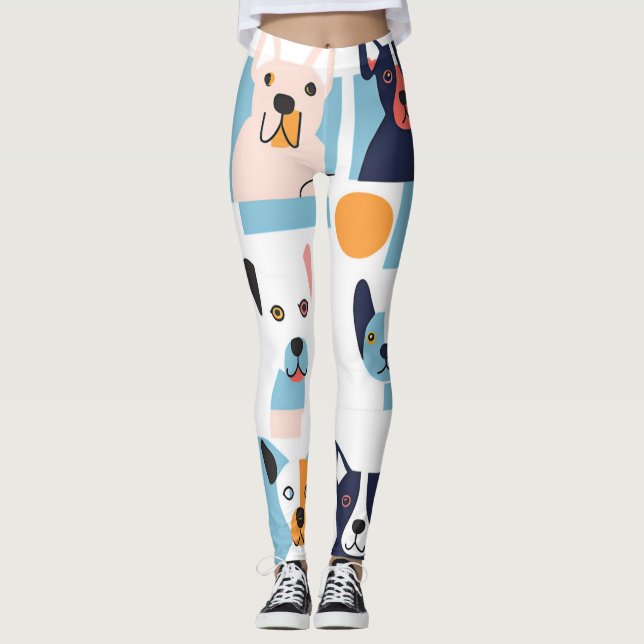 legging dogs style picasso (Front)