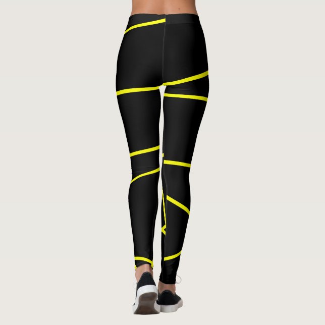 Legging Yellow Lines (Back)
