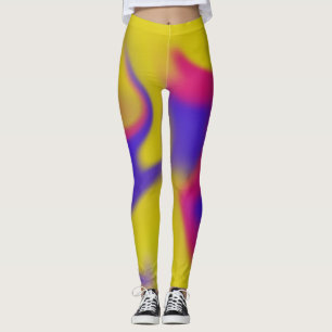 Leggings, abstract and colourful leggings