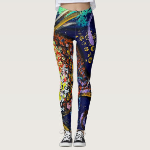 Leggings Abstract Art