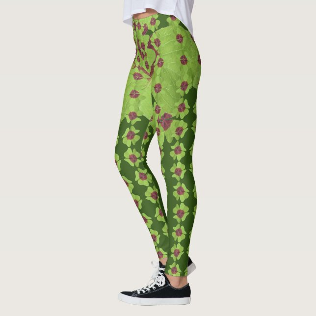 Leggings -All Clover-ed Up-St Patricks (Left)