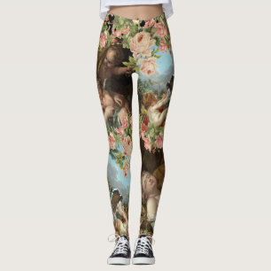 Leggings angels cherubs art off To stop