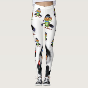 leggings birds