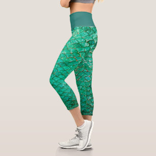 Leggings Capri Capri high siren size