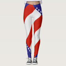 leggings-custom Colours of the American flag