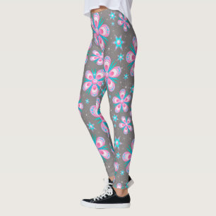 Leggings/Flowers and Stars Leggings