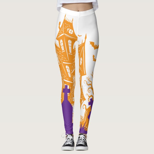 Leggings : HALLOWEEN House #2 (Front)